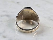 Load image into Gallery viewer, Mens Vintage Estate Sterling Silver Onyx Malachite Southwestern Ring 14.2g E507