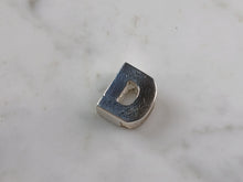 Load image into Gallery viewer, Womens Sterling Silver Initial Block Letter " D " Pendant 4.5g E5083