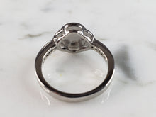 Load image into Gallery viewer, Womens Estate Sterling Silver Modernist Blue Opal Ring 2.7g E5092