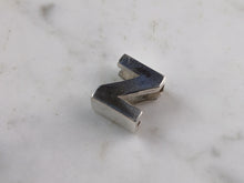 Load image into Gallery viewer, Womens Sterling Silver Initial Block Letter " Z " Pendant 4.5g E5099