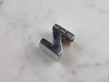 Load image into Gallery viewer, Womens Sterling Silver Initial Block Letter " Z " Pendant 4.5g E5099