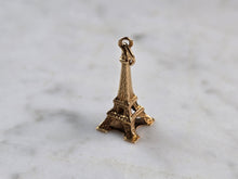 Load image into Gallery viewer, Womens Vintage Estate 18k Gold Eiffel Tower Paris Charm Pendant 1.1g E5102