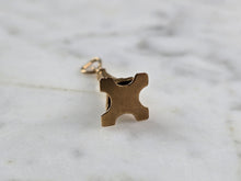 Load image into Gallery viewer, Womens Vintage Estate 18k Gold Eiffel Tower Paris Charm Pendant 1.1g E5102