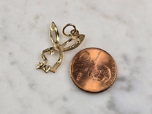 Load image into Gallery viewer, Womens Vintage Estate 14k Yellow Gold Playboy Bunny Pendant 0.9g E5110
