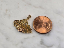 Load image into Gallery viewer, Womens Vintage Estate 14K Yellow &amp; Rose Gold "#1 Mother" Pendant 1.0g E5114