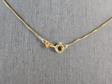 Load image into Gallery viewer, Womens Vintage Estate 14K Gold Diamond Cluster Pendant Necklace 2.2g E5118
