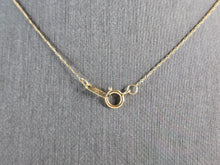 Load image into Gallery viewer, Womens Vintage Estate 10k Gold Diamond Heart Pendant Necklace  1.9g  E5124