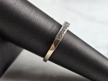 Load image into Gallery viewer, Womens Vintage Estate 14k White Gold Diamond Ring 2.9g E5152