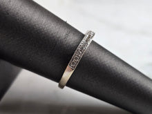 Load image into Gallery viewer, Womens Vintage Estate 14k White Gold Diamond Ring 2.5g E5153