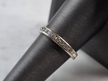 Load image into Gallery viewer, Womens Vintage Estate 14k White Gold Diamond Ring 2.5g E5155