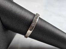 Load image into Gallery viewer, Womens Vintage Estate 14k White Gold Diamond Ring 2.5g E5155