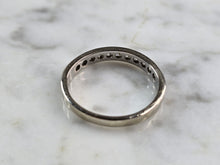 Load image into Gallery viewer, Womens Vintage Estate 14k White Gold Diamond Ring 2.5g E5155