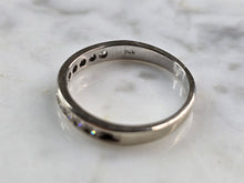 Load image into Gallery viewer, Womens Vintage Estate 14k White Gold Diamond Ring 2.5g E5155