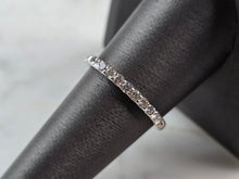 Load image into Gallery viewer, Womens Vintage Estate 14k White Gold Diamond Ring 1.8g E5156