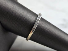 Load image into Gallery viewer, Womens Vintage Estate 14k White Gold Diamond Ring 1.8g E5156
