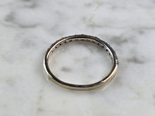 Load image into Gallery viewer, Womens Vintage Estate 14k White Gold Diamond Ring 1.8g E5156