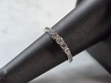 Load image into Gallery viewer, Womens Vintage Estate 14k White Gold Diamond Ring 2.6g E5159