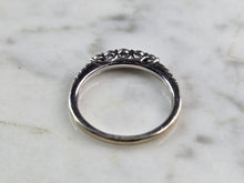 Load image into Gallery viewer, Womens Vintage Estate 14k White Gold Diamond Ring 2.6g E5159
