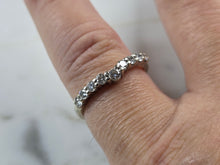 Load image into Gallery viewer, Womens Vintage Estate 14K White Gold Diamond Leo Ring  3.0g E5161