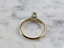 Load image into Gallery viewer, Womens Vintage Estate 14K Gold Tessler Weiss Diamond Engagement Ring 1.7g E5162