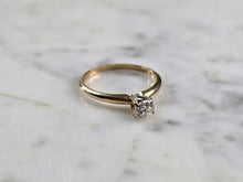 Load image into Gallery viewer, Womens Vintage Estate 14K Gold Tessler Weiss Diamond Engagement Ring 1.7g E5162