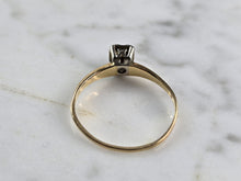 Load image into Gallery viewer, Womens Vintage Estate 14k Gold Diamond Engagement Ring 1.6g E5163