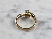 Load image into Gallery viewer, Womens Estate 14K Gold Ever Us Diamond Bypass Engagement Ring, 4.1g E5164