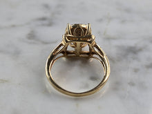 Load image into Gallery viewer, Womens Vintage Estate 14K Yellow Gold Modernist Diamond Cluster Ring 3.9g E5165