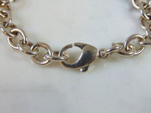 Load image into Gallery viewer, Womens Vintage Estate Sterling Silver Heart Charm Bracelet 17.9g E5180