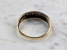 Load image into Gallery viewer, Mens Vintage Estate 10k Yellow Gold Diamond Ring 3.0g #E5185