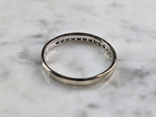 Load image into Gallery viewer, Womens Vintage Estate 10K White Gold Diamond Ring 2.5g #E5189