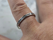 Load image into Gallery viewer, Womens Vintage Estate 10K White Gold Diamond Ring 2.5g #E5189