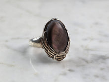 Load image into Gallery viewer, Womens Sterling Silver Abalone Harley Davidson Motorcycle Ring 8.7g E5194