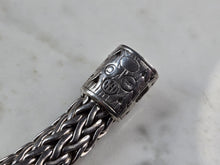 Load image into Gallery viewer, Womens John Hardy Sterling Silver Black Sapphire Bracelet, 77.4g #E5198