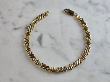 Load image into Gallery viewer, Womens Vintage Estate 14K Yellow Gold Bracelet 10.0g E5212