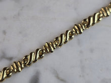 Load image into Gallery viewer, Womens Vintage Estate 14K Yellow Gold Bracelet 10.0g E5212