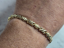 Load image into Gallery viewer, Womens Vintage Estate 14K Yellow Gold Bracelet 10.0g E5212