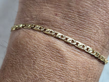 Load image into Gallery viewer, Womens Vintage Estate 14K Yellow Gold Italian Bracelet 4.8g E5222