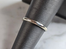 Load image into Gallery viewer, Womens Vintage Estate 14K White Gold Wedding Band Ring, 1.6g E5234
