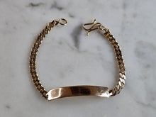 Load image into Gallery viewer, Womens Vintage Estate 14k Yellow Gold ID Bracelet 4.9g E5250
