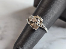 Load image into Gallery viewer, Womens Vintage Estate Sterling Silver Frog Ring 2.3g E5281