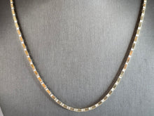 Load image into Gallery viewer, Womens Vintage Estate Sterling Silver Gold Tone Italian Necklace 23.0g E5285