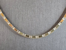 Load image into Gallery viewer, Womens Vintage Estate Sterling Silver Gold Tone Italian Necklace 23.0g E5285