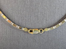 Load image into Gallery viewer, Womens Vintage Estate Sterling Silver Gold Tone Italian Necklace 23.0g E5285