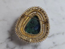 Load image into Gallery viewer, Womens Vintage Estate Sterling Silver Gold Tone Eilat Israel Brooch 18.2g E5286
