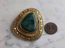 Load image into Gallery viewer, Womens Vintage Estate Sterling Silver Gold Tone Eilat Israel Brooch 18.2g E5286