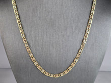 Load image into Gallery viewer, Womens Vintage Estate 14k Mixed Gold Chain Link Necklace 15.8g E5301