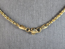 Load image into Gallery viewer, Womens Vintage Estate 14K Yellow Gold Rope Necklace 9.5g #E5305