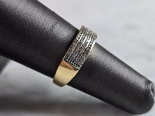 Load image into Gallery viewer, Womens Vintage Estate 10K Gold Diamond Cluster Ring 3.4g #E5312