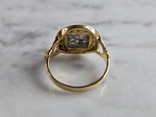 Load image into Gallery viewer, Womens Vintage Estate 18K Yellow Gold Diamond Ring 4.1g E5367